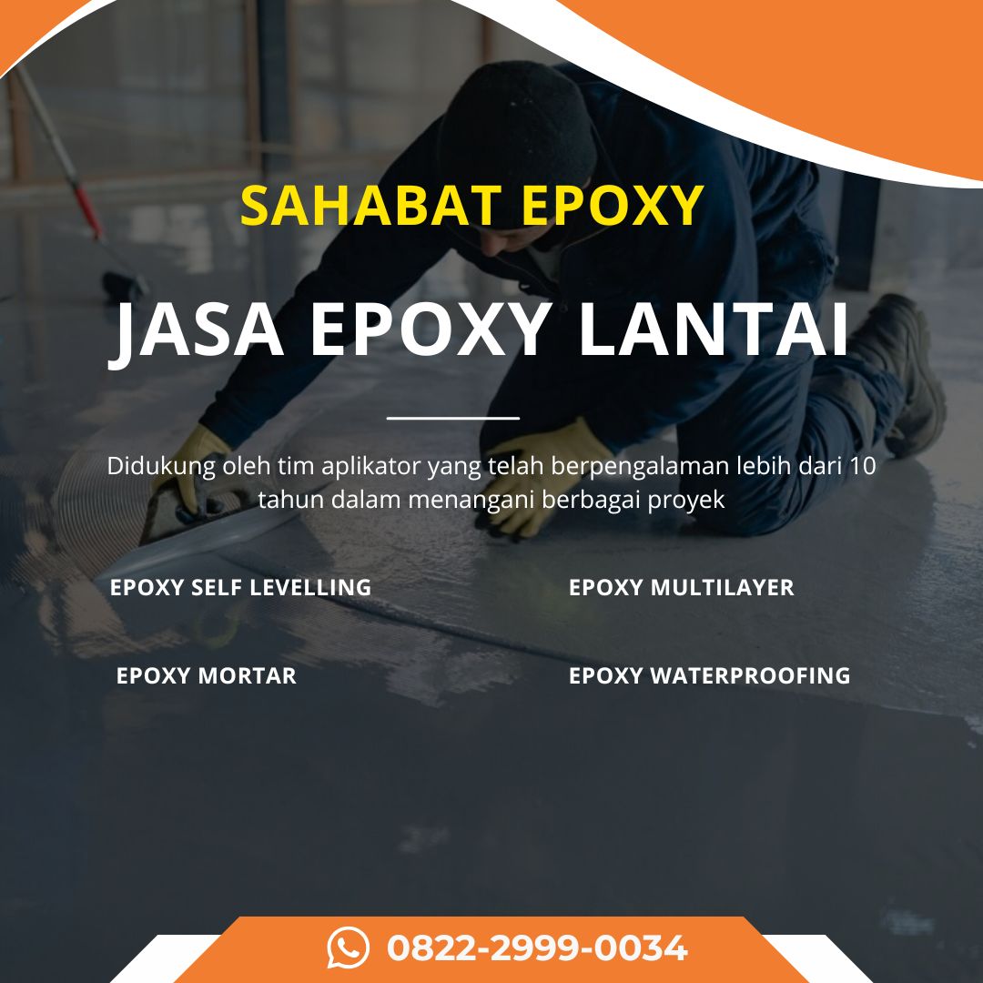 Jasa Epoxy Lantai Bitung, Hubungi WA 0822-2999-0034