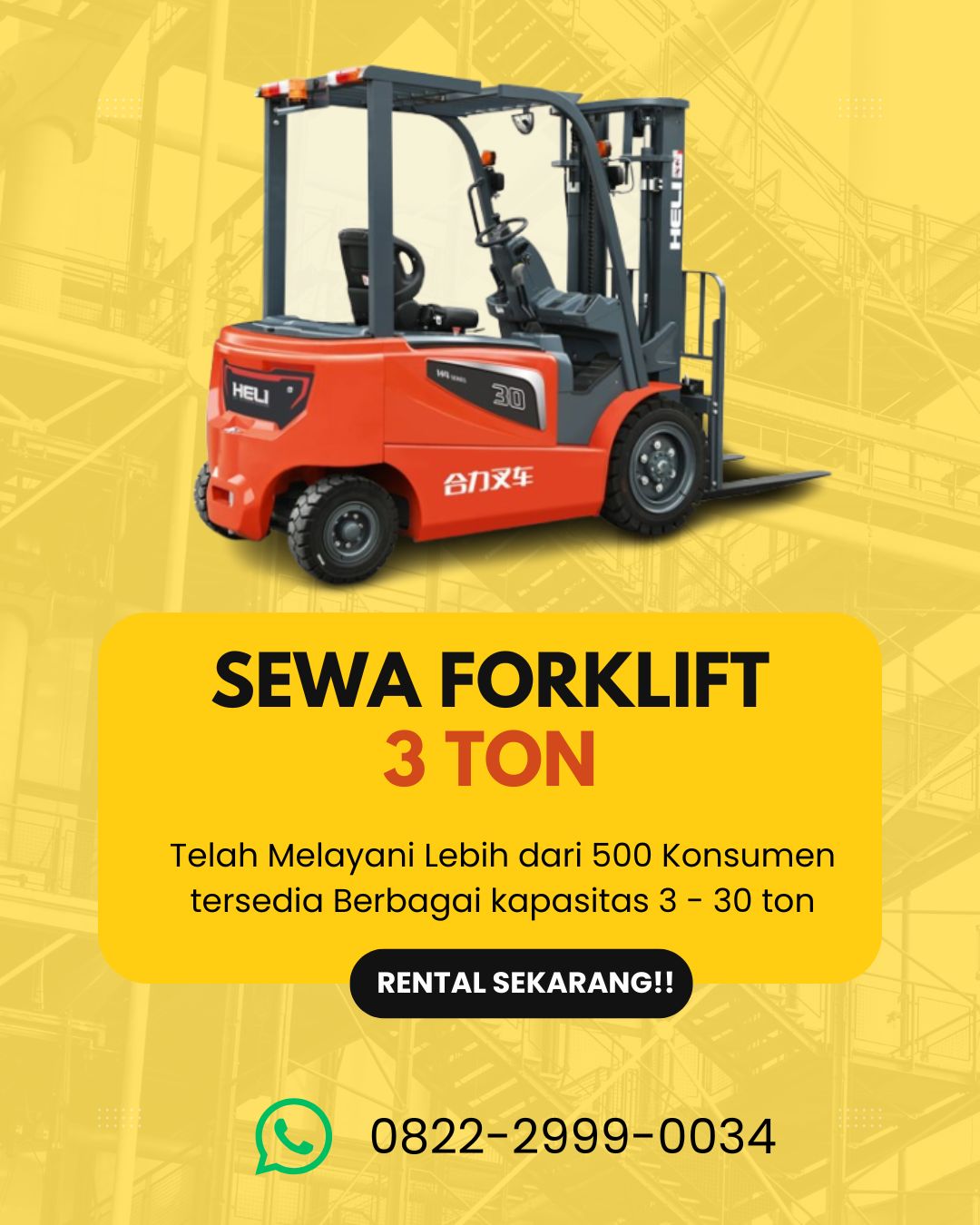 SEWA FORKLIFT 3 TON